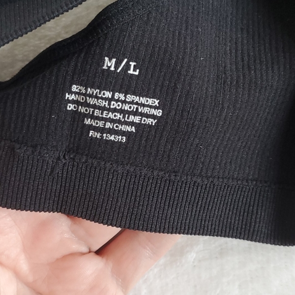 Restocked! Black Tattoo-Backed Bralette - Picture 7 of 8